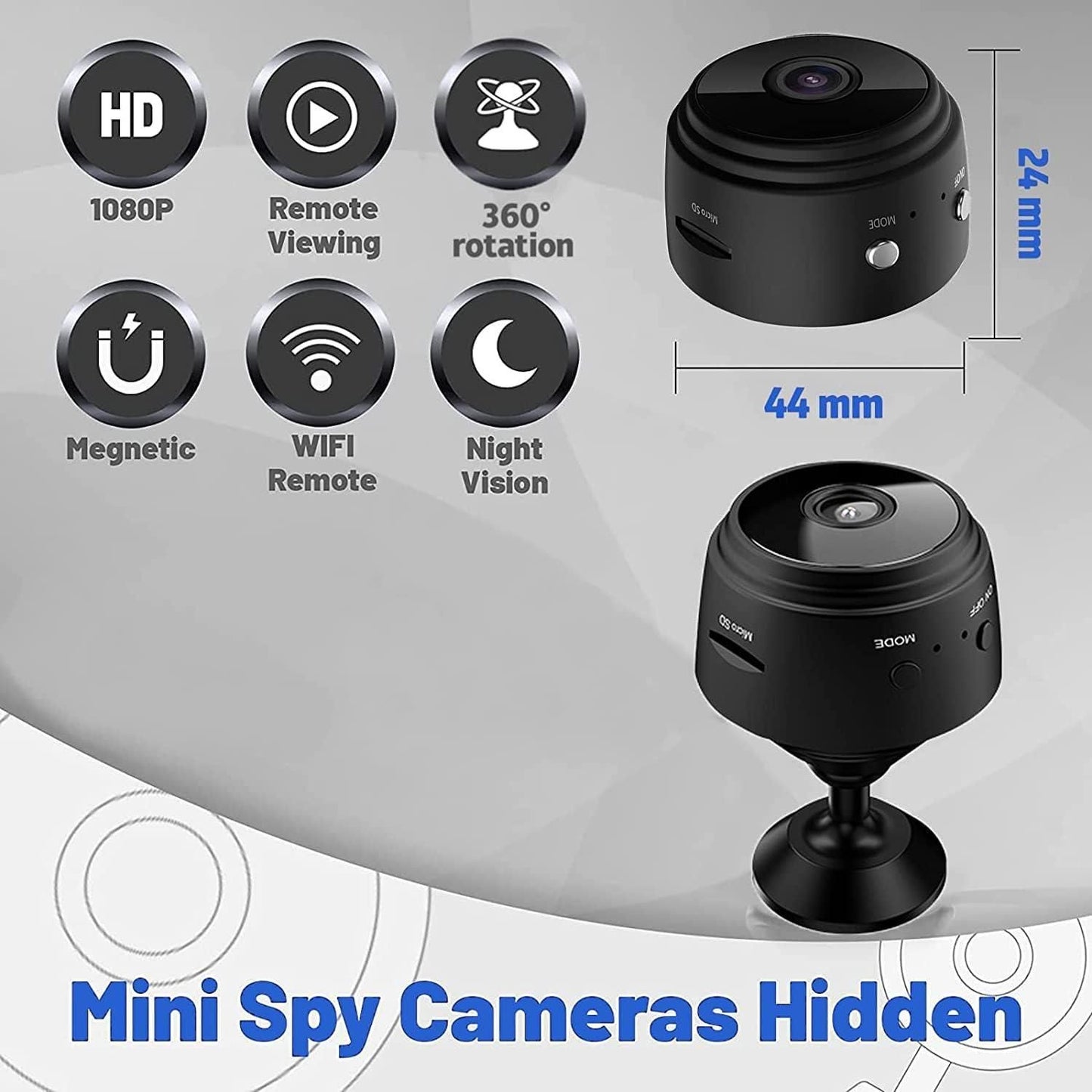 Mini Wireless WiFi Cameras with Indoor Video Recorder - Digital Adda Store